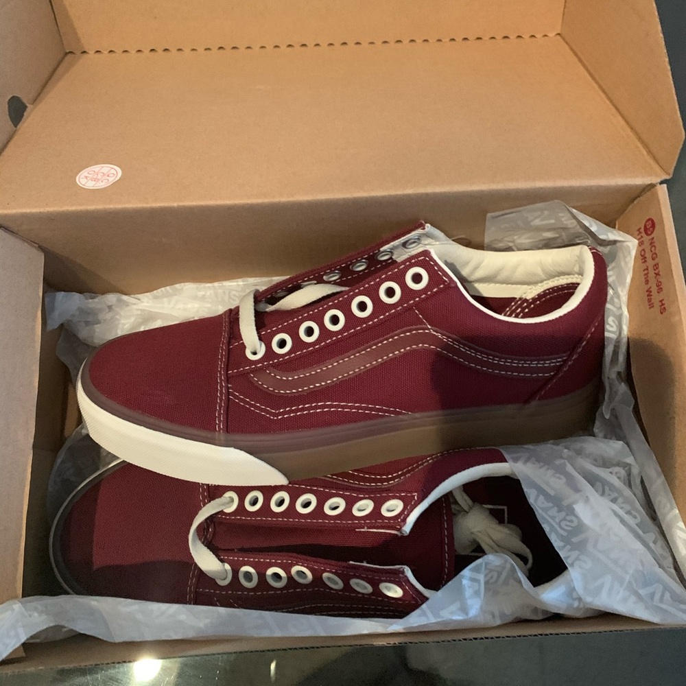 Vans Old Skool Skate Shoes Gum Pop Port